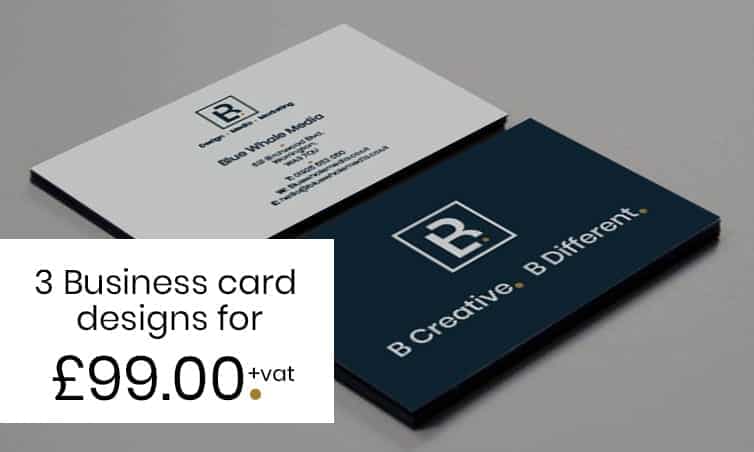 Corporate Colour Palette Business Card Designs For £99
