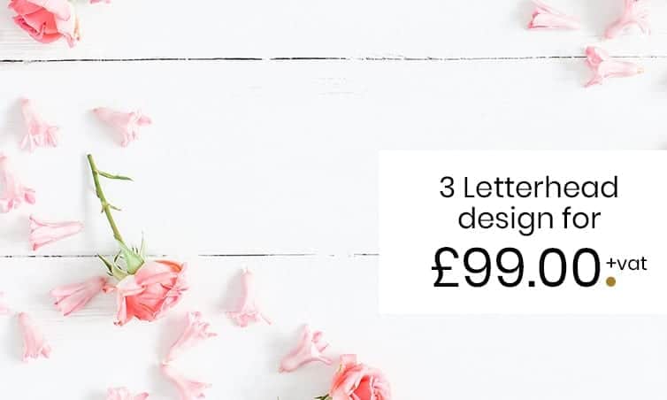Letterhead design 3 Letterhead Designs For £99
