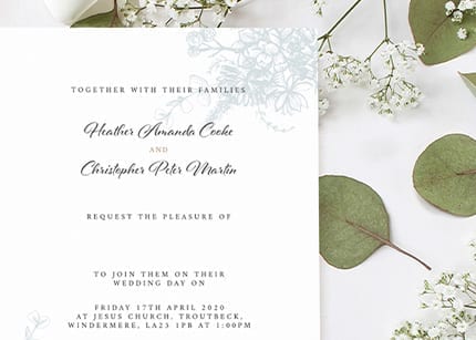 Wedding Stationary Custom Wedding Stationary