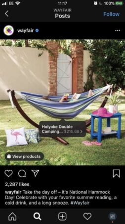 Wayfair Instagram