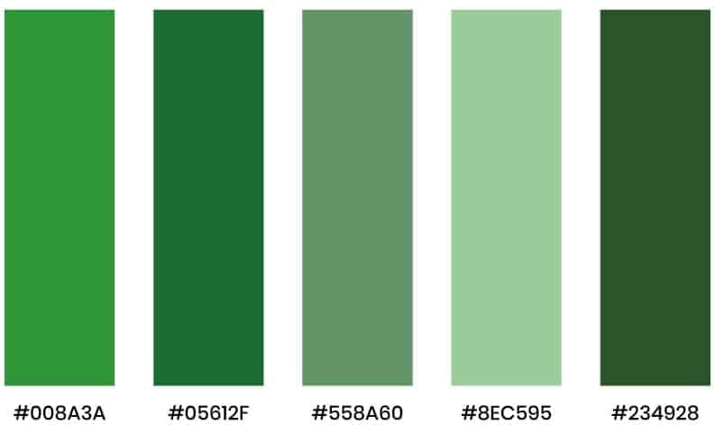 Colours (1) Green Colours
