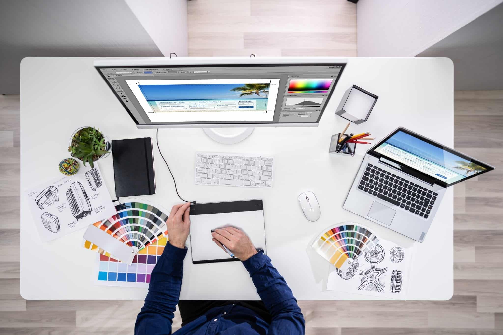 Print vs digital graphic design for your small business