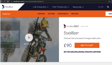 NewBlue Stabilizer premiere pro extension