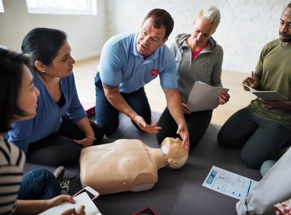 Blue Whale gets First Aid Training!