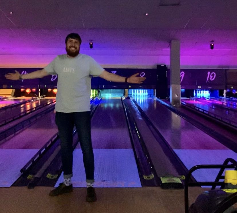 Ant bowling Christmas Marketing Preparation at Blue Whale Media