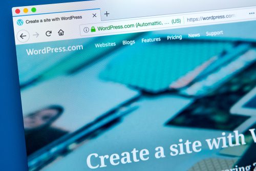Using WordPress for creating a website