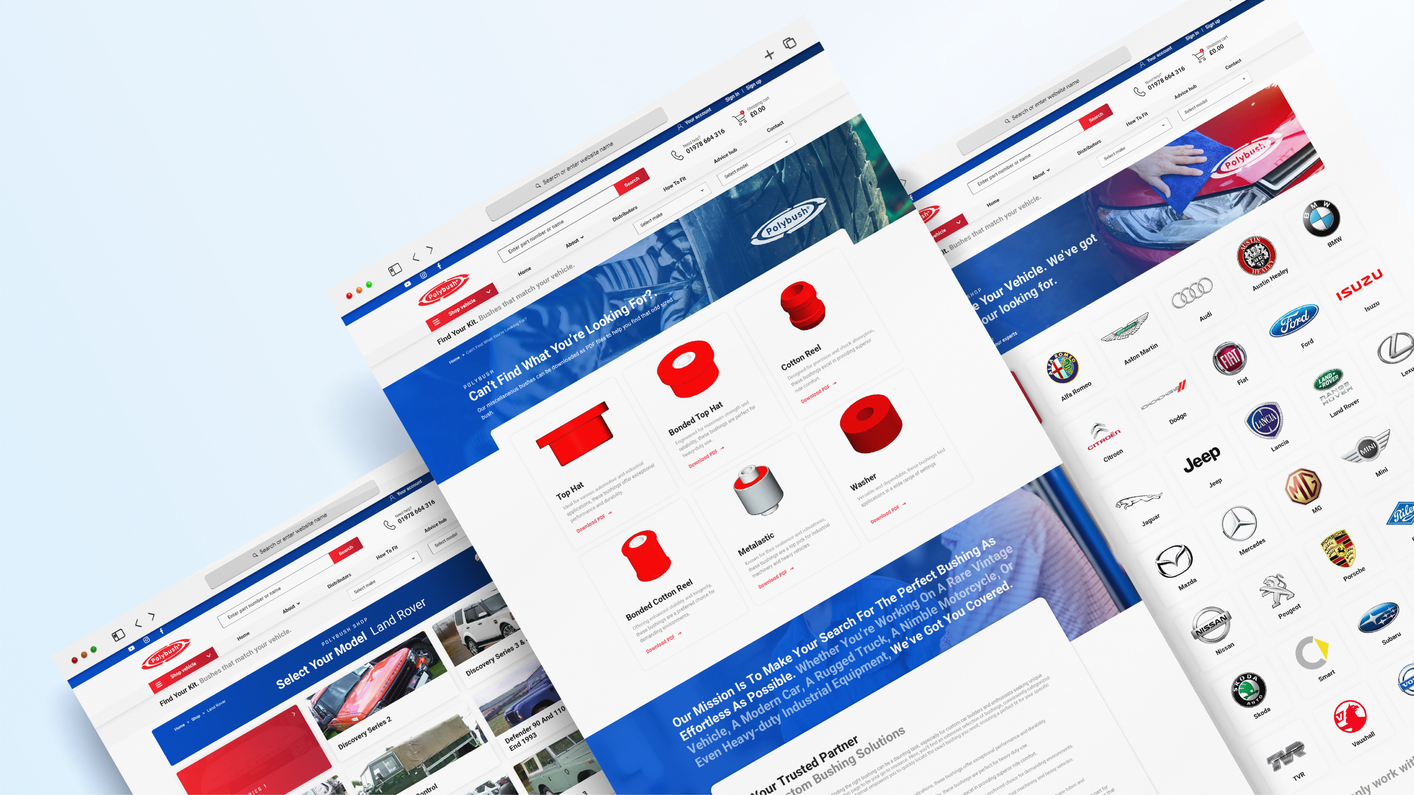 Polybush – Website Design