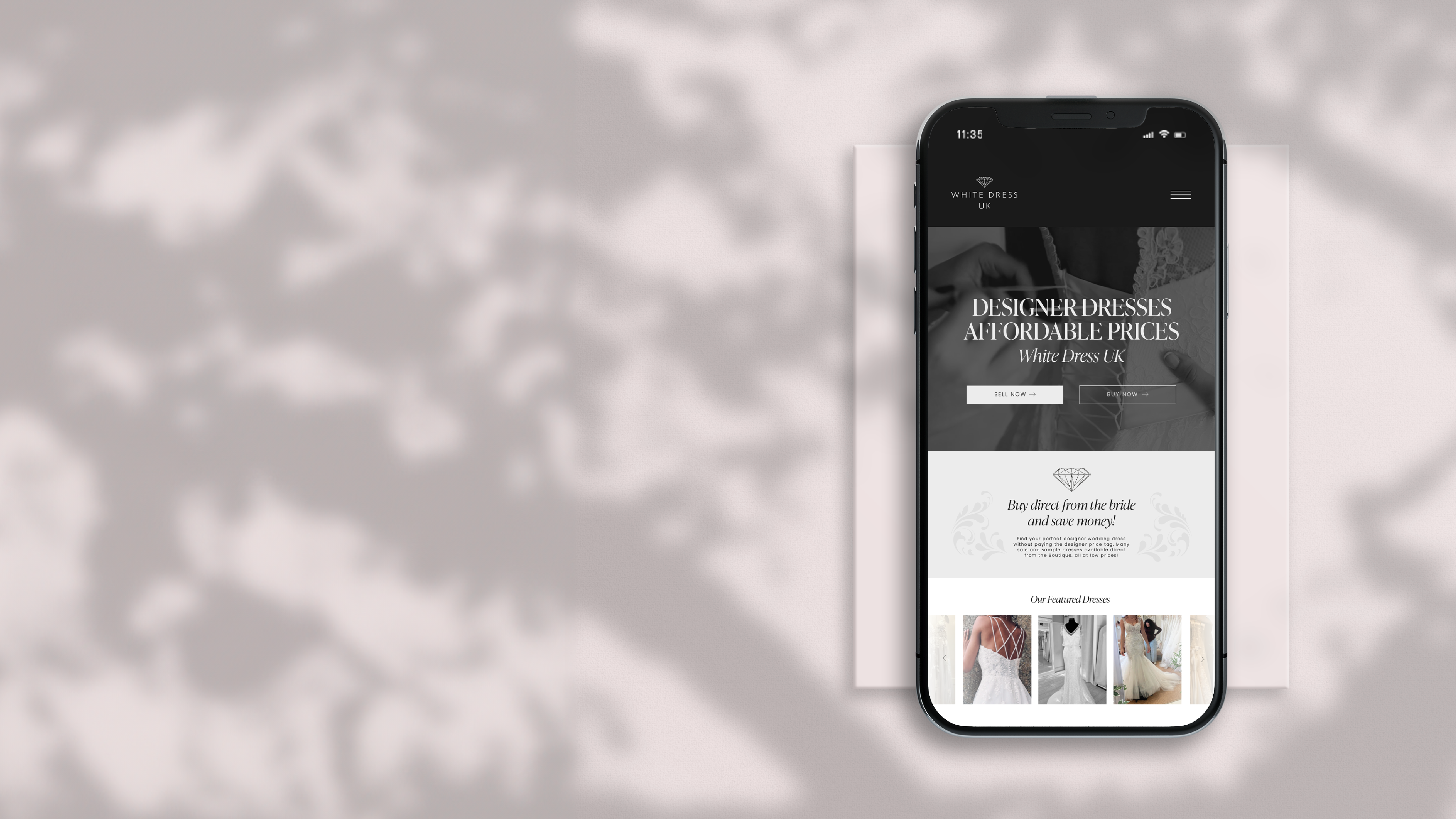 White Dress – Website Designs