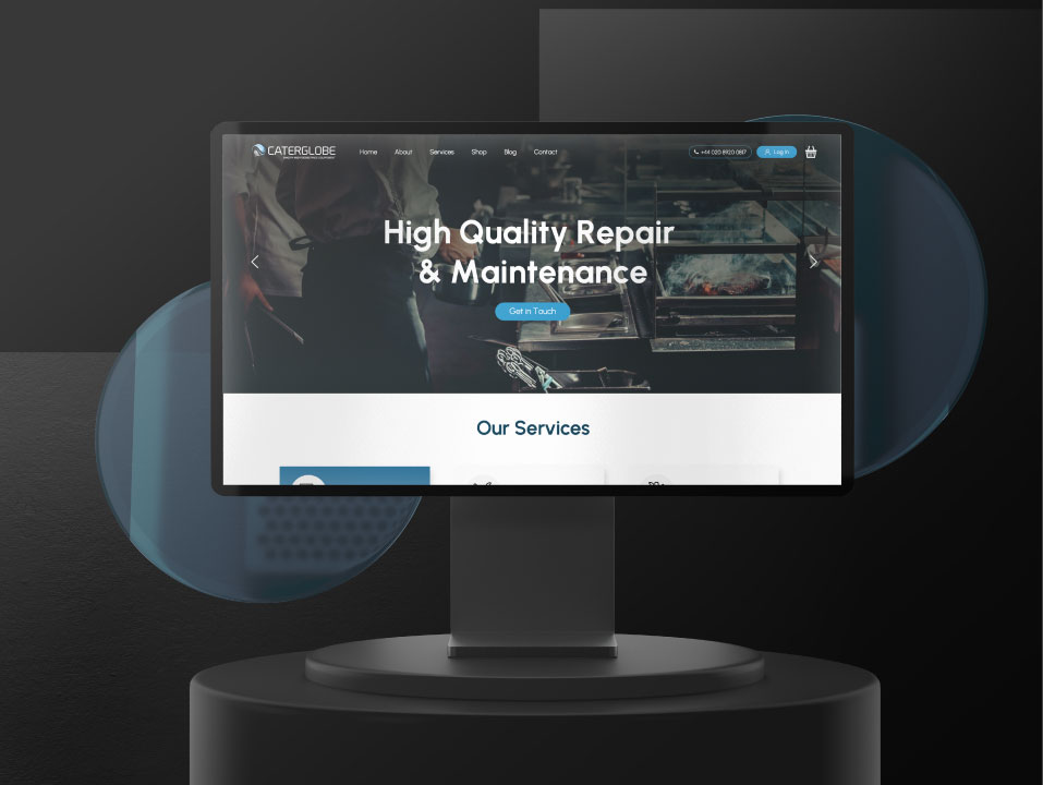 Caterglobe Website Designs