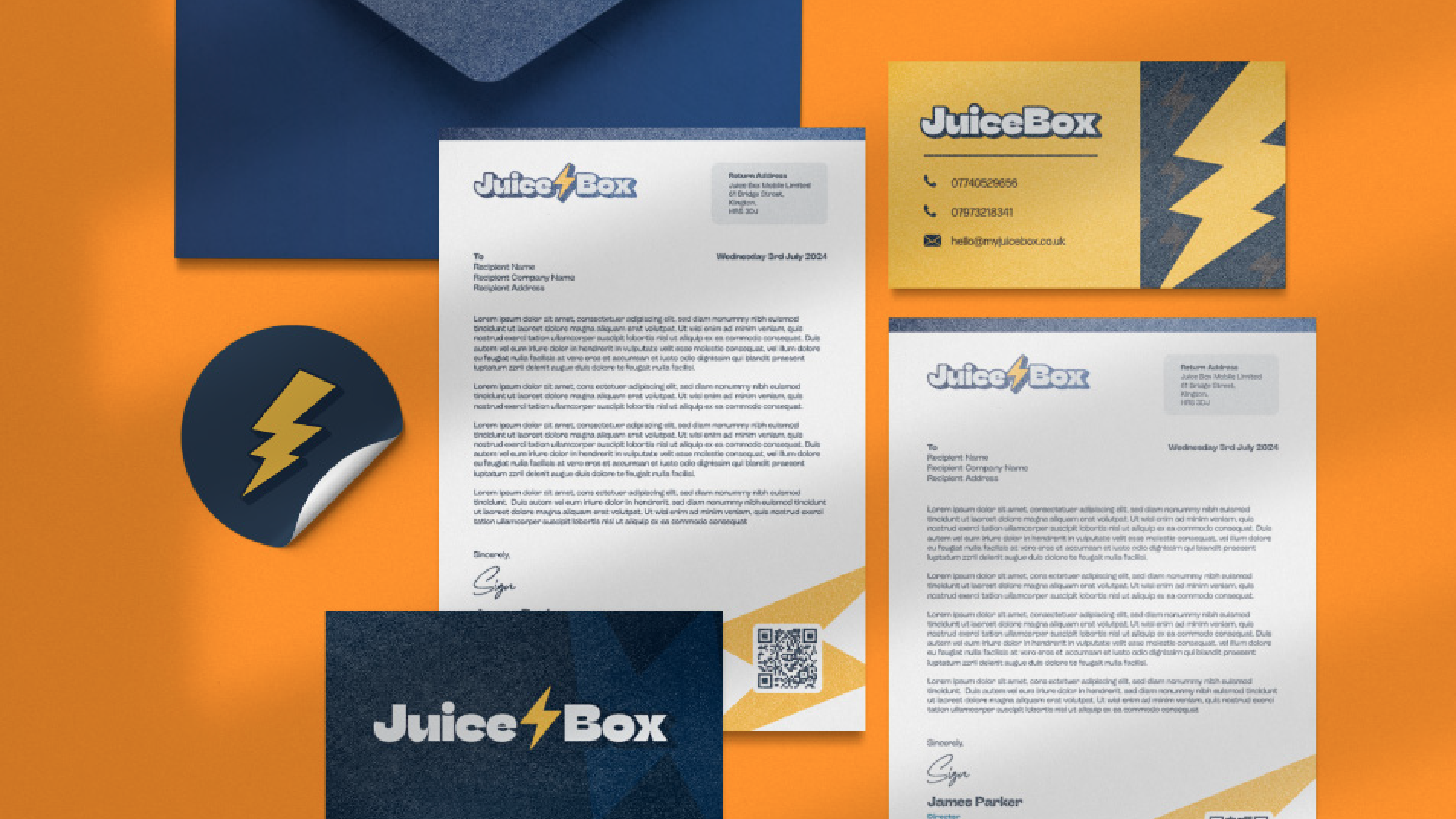Juice Box Stationery